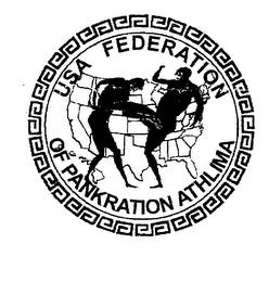 USA FEDERATION OF PANKRATION ATHLIMA trademark