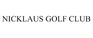 NICKLAUS GOLF CLUB trademark