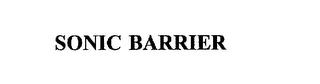 SONIC BARRIER trademark