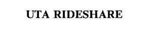 UTA RIDESHARE trademark