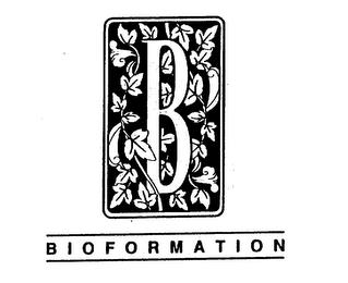 B BIOFORMATION trademark