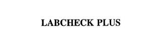 LABCHECK PLUS trademark