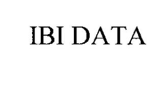 IBI DATA trademark