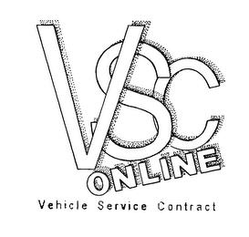 VSC ONLINE VEHICLE SERVICE CONTRACT trademark