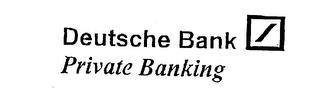 DEUTSCHE BANK PRIVATE BANKING trademark