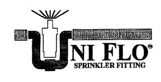 UNI FLO SPRINKLER FITTING trademark