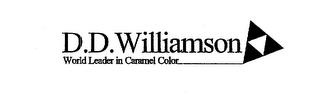 D.D. WILLIAMSON WORLD LEADER IN CARAMELCOLOR trademark