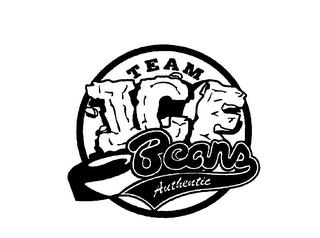 TEAM ICE BEANS AUTHENTIC trademark