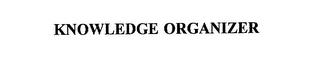 KNOWLEDGE ORGANIZER trademark