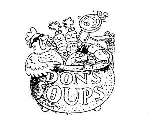 DON'S SOUPS trademark