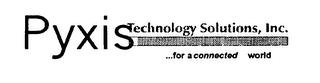 PYXIS TECHNOLOGY SOLUTIONS, INC.  ...FOR A CONNECTED WORLD trademark