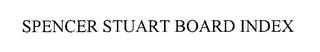 SPENCER STUART BOARD INDEX trademark