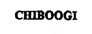 CHIBOOGI trademark