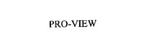 PRO-VIEW trademark