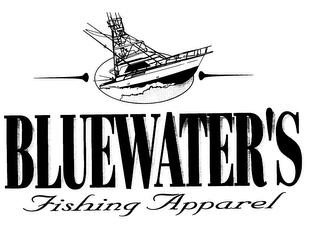 BLUEWATER'S FISHING APPAREL trademark