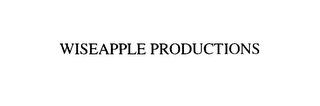 WISEAPPLE PRODUCTIONS trademark