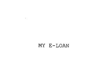 MY E-LOAN trademark