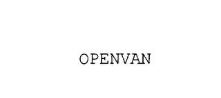 OPENVAN trademark