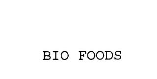 BIO FOODS trademark