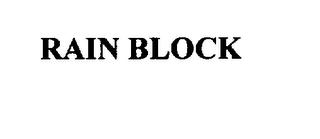 RAIN BLOCK trademark