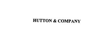 HUTTON & COMPANY trademark