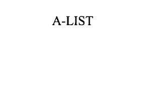 A-LIST trademark