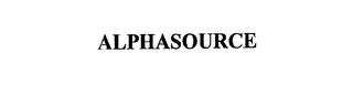 ALPHASOURCE trademark