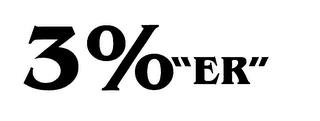 3%"ER" trademark