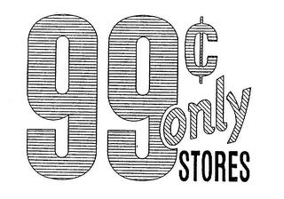 99¢ ONLY STORES trademark