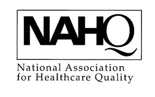 NAHQ NATIONAL ASSOCIATION FOR HEALTHCARE QUALITY trademark