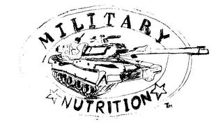 MILITARY NUTRITION trademark