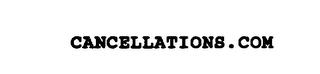 CANCELLATIONS.COM trademark