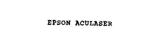 EPSON ACULASER trademark