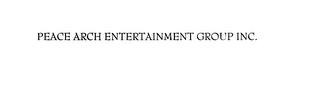 PEACE ARCH ENTERTAINMENT GROUP INC. trademark