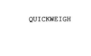 QUICKWEIGH trademark