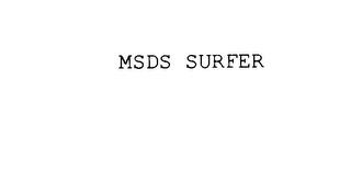 MSDS SURFER trademark