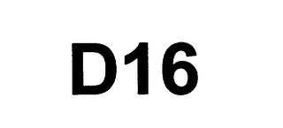 D16 trademark