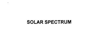 SOLAR SPECTRUM trademark