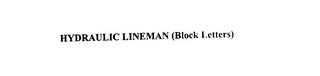 HYDRAULIC LINEMAN trademark