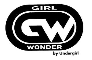 GW GIRL WONDER BY UNDERGIRL trademark