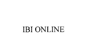 IBI ONLINE trademark