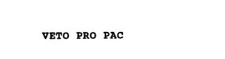 VETO PRO PAC trademark