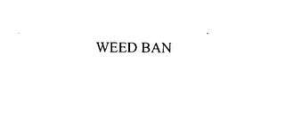 WEED BAN trademark