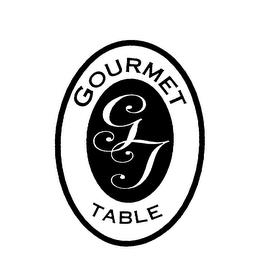 GOURMET TABLE GT trademark