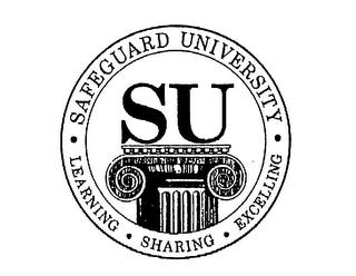 SAFEGUARD UNIVERSITY LEARNING SHARING EXCELLING SU trademark