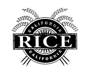 CALIFORNIA RICE CALIFORNIA trademark