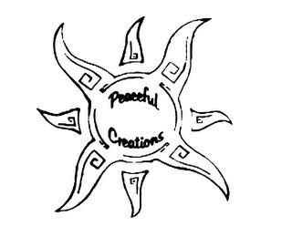 PEACEFUL CREATIONS trademark