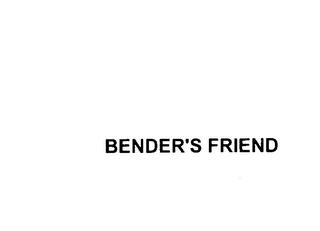 BENDER'S FRIEND trademark