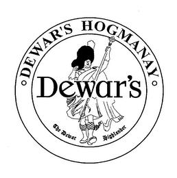 DEWAR'S DEWAR'S HOGMANAY THE DEWAR HIGHLANDER trademark