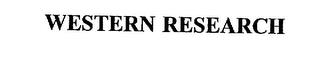 WESTERN RESEARCH trademark